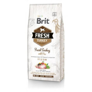 Сухий корм для собак із зайвою вагою Brit Fresh Turkey Pea Adult Fit & Slim 12 кг (індичка)