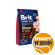 Сухой корм для взрослых собак крупных пород (весом от 25 до 45 кг) Brit Premium Adult L 3 кг (курица)