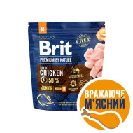 Brit Premium Dog Junior M сухой корм для щенков  1 кг - курица