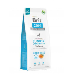 Сухий корм для цуценят великих порід Brit Care Dog Grain-free Junior Large Breed беззерновий 12 кг (лосось) Сухий корм для цуценят великих порід Brit Care Dog Grain-free Junior Large Breed беззерновий 12 кг (лосось)