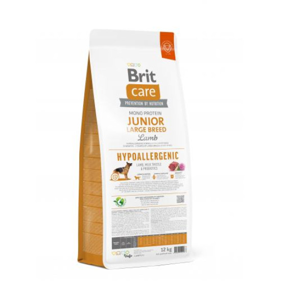 Сухий корм для цуценят великих порід Brit Care Dog Hypoallergenic Junior Large Breed (ягня) 12 кг Сухий корм для цуценят великих порід Brit Care Dog Hypoallergenic Junior Large Breed (ягня) 12 кг