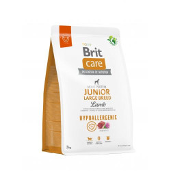 Сухий корм для цуценят та молодих собак великих порід Brit Care Dog Hypoallergenic Junior Large Breed (ягня) 3 кг Сухий корм для цуценят та молодих собак великих порід Brit Care Dog Hypoallergenic Junior Large Breed (ягня) 3 кг