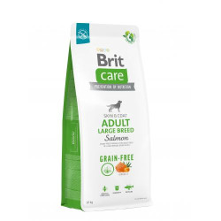 Сухий корм для собак великих порід Brit Care Dog Grain-free Adult Large Breed беззерновий | (лосось) 12 кг Сухий корм для собак великих порід Brit Care Dog Grain-free Adult Large Breed беззерновий | (лосось) 12 кг