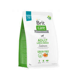 Сухий корм для собак великих порід Brit Care Dog Grain-free Adult Large Breed беззерновий | (лосось) 3 кг Сухий корм для собак великих порід Brit Care Dog Grain-free Adult Large Breed беззерновий | (лосось) 3 кг