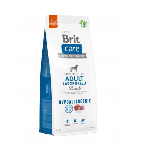 Cухой корм для собак больших пород гипоаллергенный Brit Care Hypoallergenic Large Breed Adult 12 кг (ягненок)