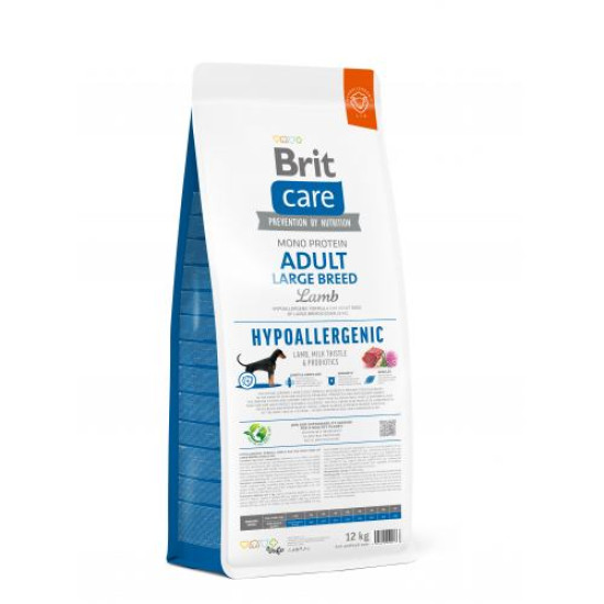 Cухой корм для собак больших пород гипоаллергенный Brit Care Hypoallergenic Large Breed Adult 12 кг (ягненок)