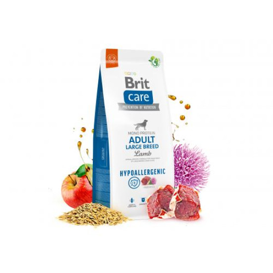Brit Care Hypoallergenic Large Breed Adult сухой корм для собак 1 кг - ягненок