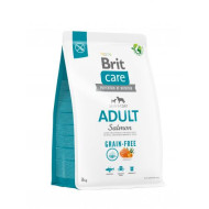 Сухой корм Brit для взрослых собак малых и средних пород Care Grain-free Adult для собак 3 кг (лосось)