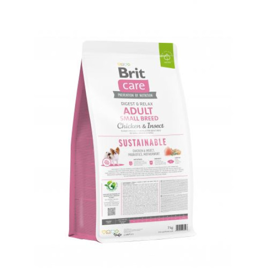 Сухой корм для собак малых пород Brit Care Dog Sustainable 7 кг (курица и насекомые) Сухой корм для собак малых пород Brit Care Dog Sustainable 7 кг (курица и насекомые)