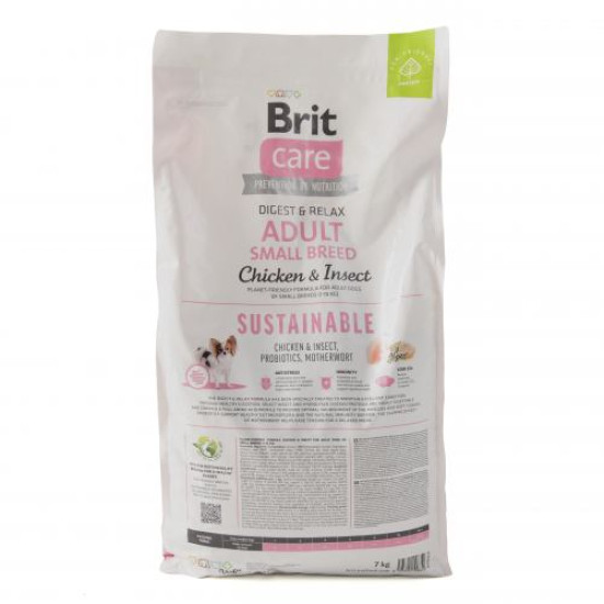 Сухой корм для собак малых пород Brit Care Dog Sustainable 7 кг (курица и насекомые) Сухой корм для собак малых пород Brit Care Dog Sustainable 7 кг (курица и насекомые)