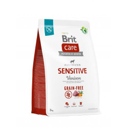 Сухий корм для собак з чутливим травленням Brit Care Dog Grain-free Sensitive беззерновий 3 кг (оленина) Сухий корм для собак з чутливим травленням Brit Care Dog Grain-free Sensitive беззерновий 3 кг (оленина)