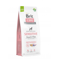 Сухий корм для собакз чутливим травленням Brit Care Sustainable Sensitive 12 кг (риба та комахи) Сухий корм для собакз чутливим травленням Brit Care Sustainable Sensitive 12 кг (риба та комахи)