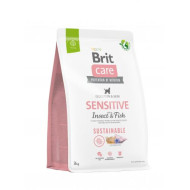 Сухий корм для собак з чутливим травленням Brit Care Sustainable Sensitive 3 кг (риба та комахи) Сухий корм для собак з чутливим травленням Brit Care Sustainable Sensitive 3 кг (риба та комахи)