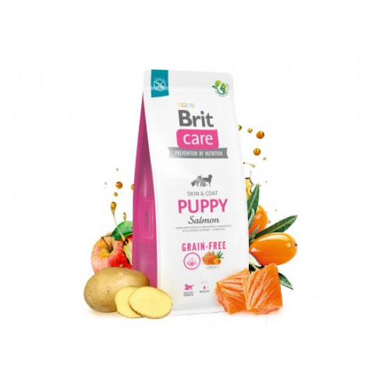 Brit Care Grain-Free Puppy сухой корм для щенков 12 кг - лосось