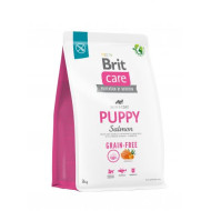 Сухой корм для щенков малых и средних пород Brit Care Grain-Free Puppy 3 кг (лосось)