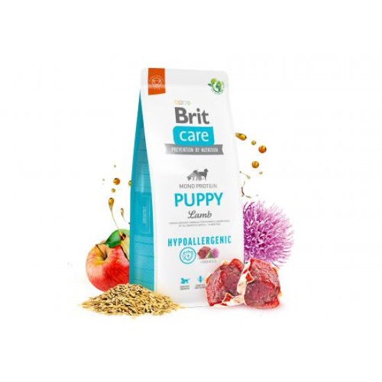 Сухой корм для щенков всех пород гипоаллергенный Brit Care Hypoallergenic Puppy 12 кг (ягненок)