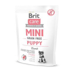 Сухий корм для цуценят та молодих собак мініатюрних порід Brit Care Mini GF Puppy Lamb 400 г (ягня) Сухий корм для цуценят та молодих собак мініатюрних порід Brit Care Mini GF Puppy Lamb 400 г (ягня)