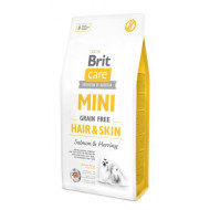 Brit Care Mini GF Hair&Skin сухой корм для собак 7 кг - лосось и сельдь