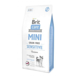 Сухий корм для собак мініатюрних порід з чутливим травленням Brit Care Mini GF Sensitive 7 кг (оленина) Сухий корм для собак мініатюрних порід з чутливим травленням Brit Care Mini GF Sensitive 7 кг (оленина)