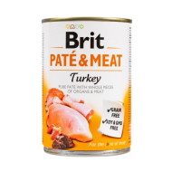 Brit Care Pate&Meat влажный корм для собак 400 г - индейка