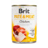 Влажный корм для собак Brit Pate & Meat Chicken 400 г (курица и говядина)