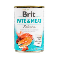Brit Care Pate&Meat влажный корм для собак 400 г - лосось