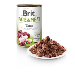 Влажный корм для собак Brit Pate & Meat Duck 400 г (курица и утка)
