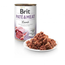 Влажный корм для собак Brit Pate & Meat Lamb 400 г (курица и ягнёнок)