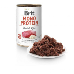 Brit Care Mono Protein влажный корм для собак 400 г - говядина и рис Brit Care Mono Protein влажный корм для собак 400 г - говядина и рис