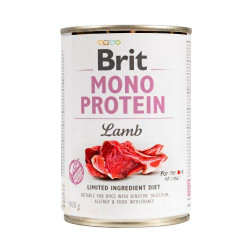 Влажный корм для собак Brit Mono Protein Lamb 400 г (ягнёнок)