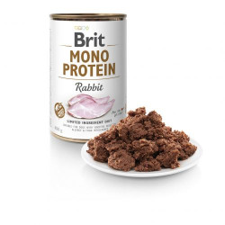 Влажный корм для собак Brit Mono Protein Rabbit 400 г (кролик) Влажный корм для собак Brit Mono Protein Rabbit 400 г (кролик)