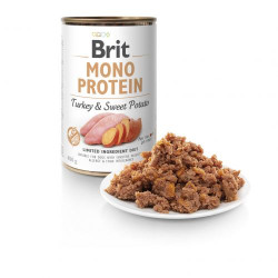 Вологий корм для собак Brit Mono Protein Turkey & Sweet Potato 400 г (індичка та батата) Вологий корм для собак Brit Mono Protein Turkey & Sweet Potato 400 г (індичка та батата)