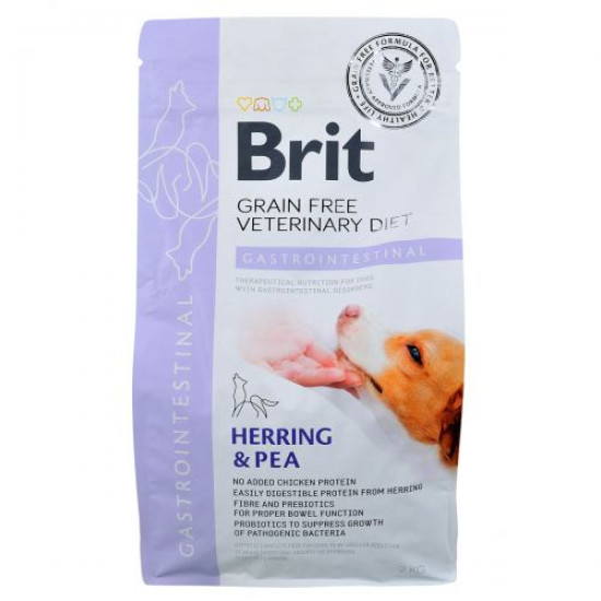 Сухой корм для собак, при заболеваниях желудочно-кишечного тракта Brit GF Veterinary Diet Gastrointestinal 2 кг (сельдь) Сухой корм для собак, при заболеваниях желудочно-кишечного тракта Brit GF Veterinary Diet Gastrointestinal 2 кг (сельдь)