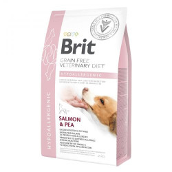 Сухой корм для собак, при пищевой аллергии Brit GF Veterinary Diet Hypoallergenic 2 кг (лосось)