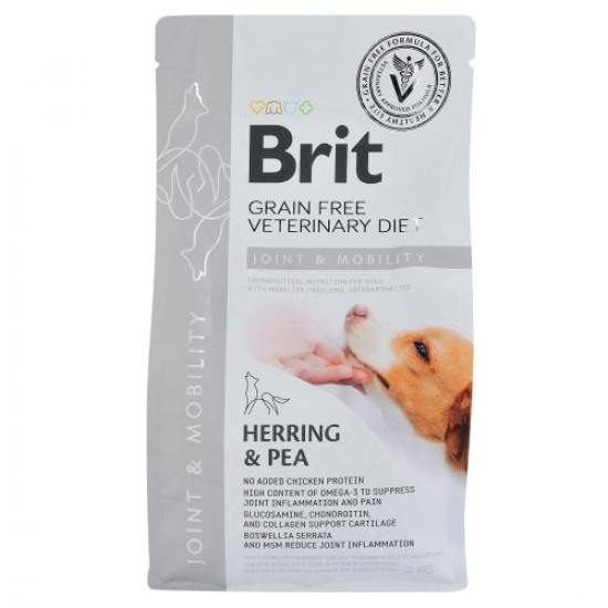 Сухой корм для собак, при заболеваниях суставов Brit GF Veterinary Diet Joint & Mobility 2 кг (сельдь)