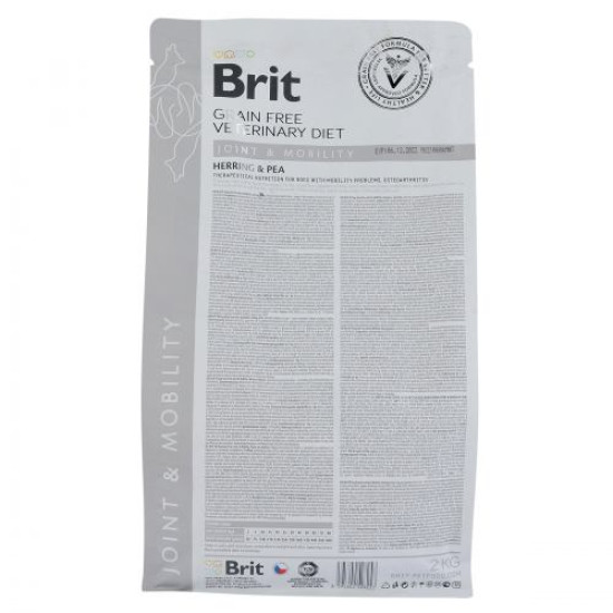 Сухой корм для собак, при заболеваниях суставов Brit GF Veterinary Diet Joint & Mobility 2 кг (сельдь)