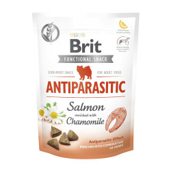 Ласощі для собак Brit Functional Snack Snack Antiparasitic Salmon антипаразитарний ефект 150 г (лосось) Ласощі для собак Brit Functional Snack Snack Antiparasitic Salmon антипаразитарний ефект 150 г (лосось)