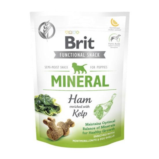 Ласощі для цуценят Brit Functional Mineral Ham 150 г (мінерали і шинка) Ласощі для цуценят Brit Functional Mineral Ham 150 г (мінерали і шинка)