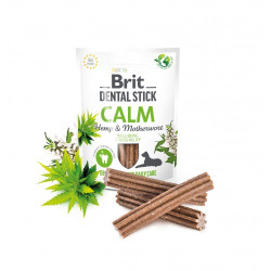 Ласощі для собак Brit Dental Stick Calm 251 г 7 шт - конопля та пустирник Ласощі для собак Brit Dental Stick Calm 251 г 7 шт - конопля та пустирник