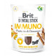 Ласощі для собак Brit Dental Stick Immuno 251 г 7 шт - пробіотики та кориця Ласощі для собак Brit Dental Stick Immuno 251 г 7 шт - пробіотики та кориця