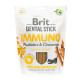 Ласощі для собак Brit Dental Stick Immuno 251 г 7 шт - пробіотики та кориця Ласощі для собак Brit Dental Stick Immuno 251 г 7 шт - пробіотики та кориця