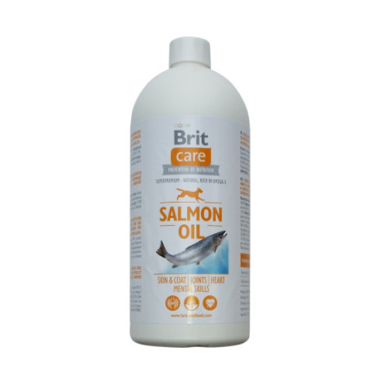 Олія лосося Brit Care 1 л (для шкіри та шерсті) Олія лосося Brit Care 1 л (для шкіри та шерсті)