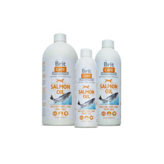 Олія лосося Brit Care 1 л (для шкіри та шерсті) Олія лосося Brit Care 1 л (для шкіри та шерсті)