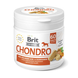 Вітаміни для собак Brit Vitamins Chondro 120 г 60 таблеток Вітаміни для собак Brit Vitamins Chondro 120 г 60 таблеток