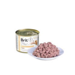 Корм вологий Brit VetDiet Hepatic для собак для підтримки функцій печінки з індичкою 200 г