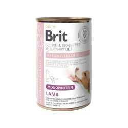 Корм вологий Brit VetDiet Hypoallergenic Lamb для собак із харчовою алергією з ягням 400 г